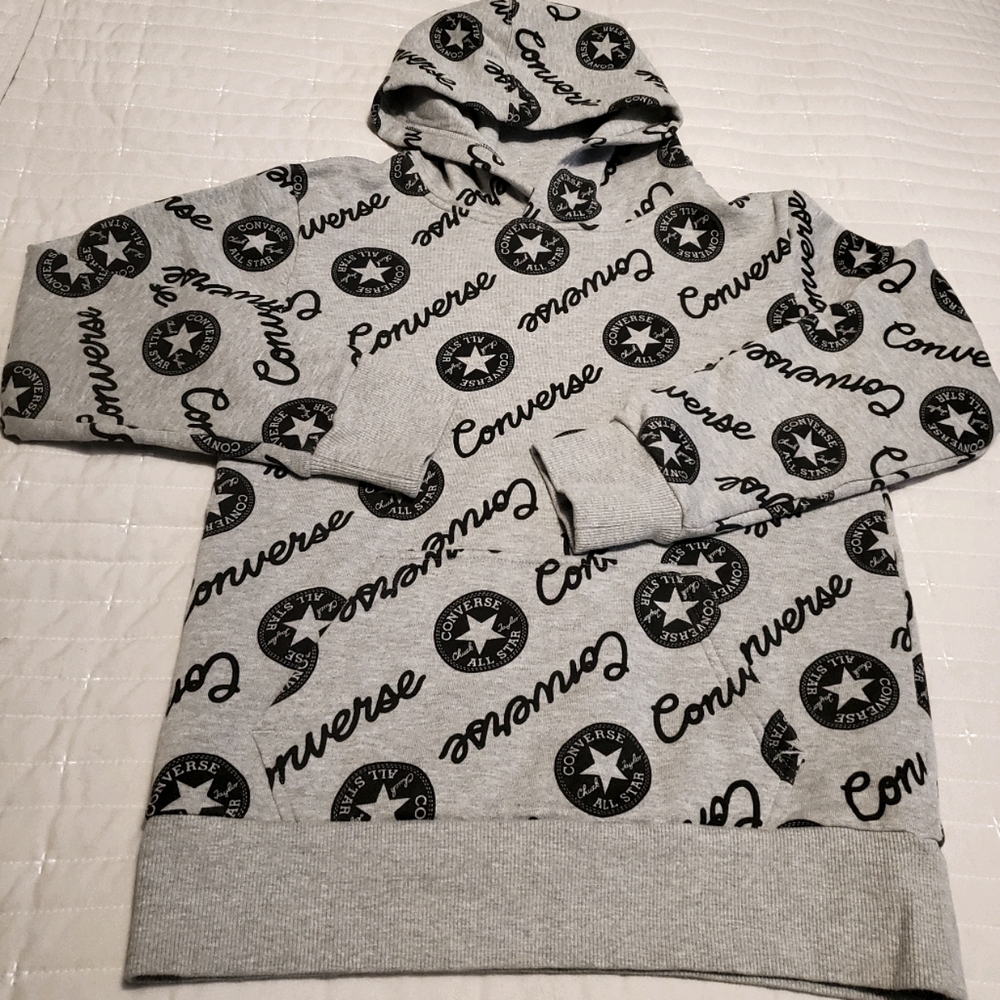 Converse Big Boys Repeat Logo Hoodie